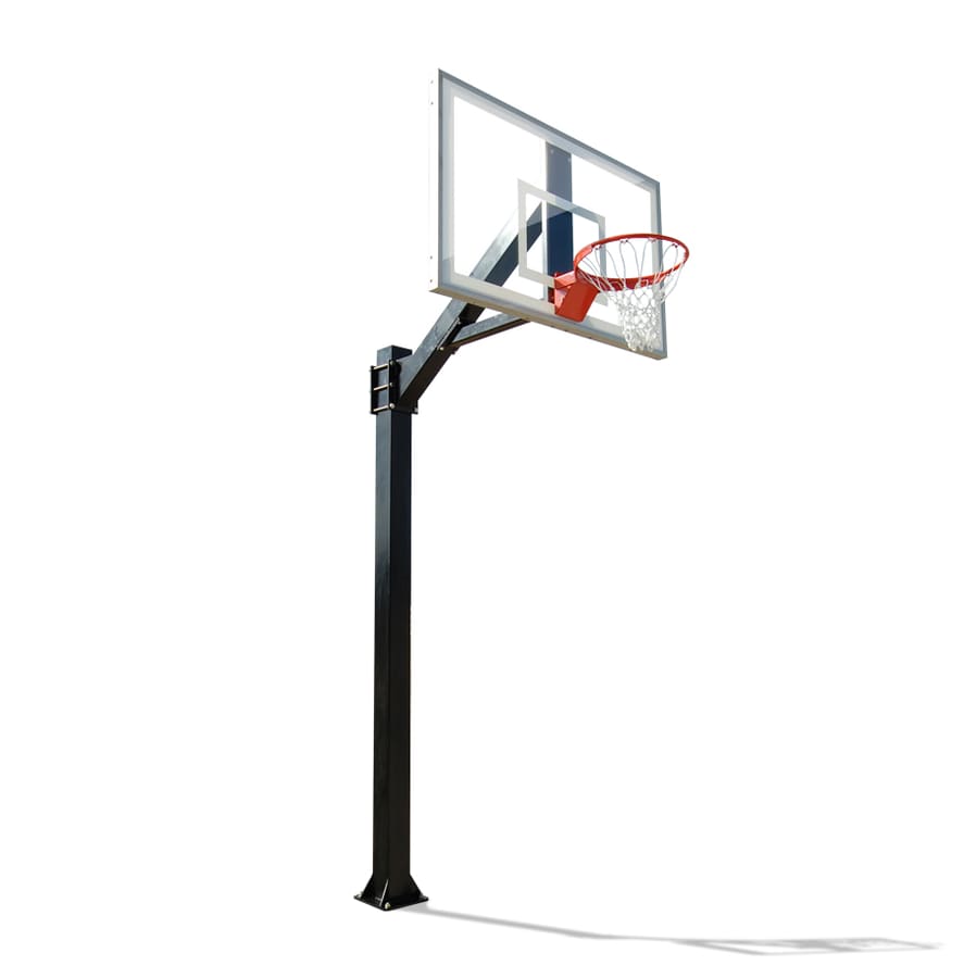 HERCULES Gold Basketball System — Institutional durability, gym performance & look at an affordable price